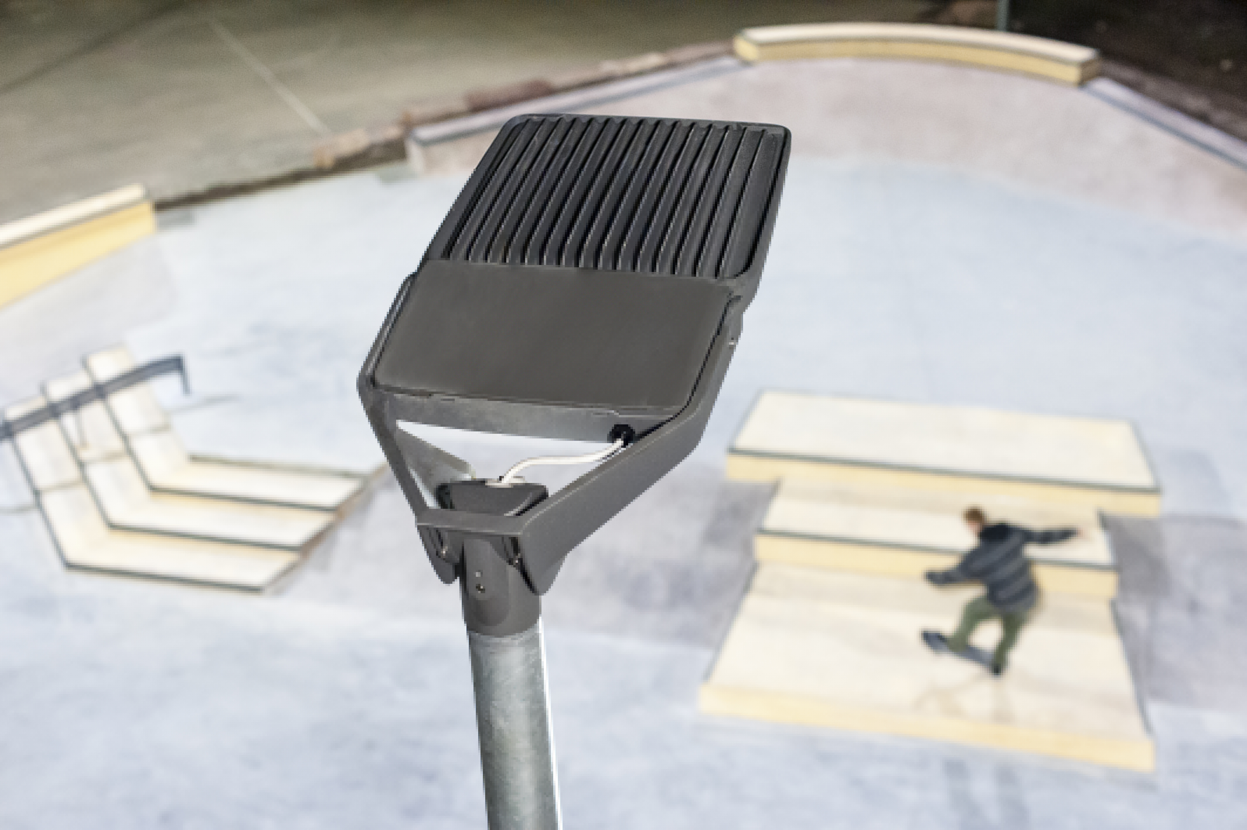 Skate park with floodlight 20 LED