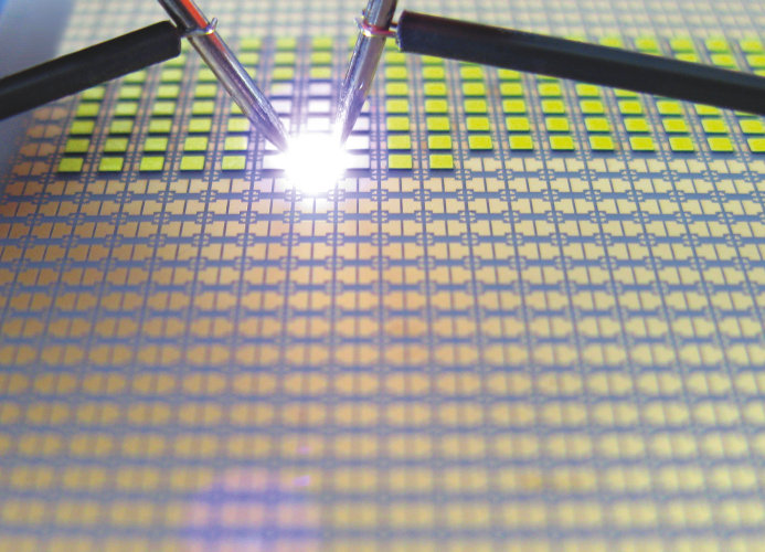 Inspection of modern high power LEDs on wafer level