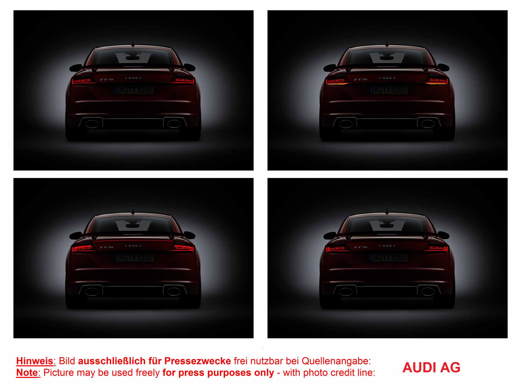 OLED Heckleuchte Audi TTRS Coupe