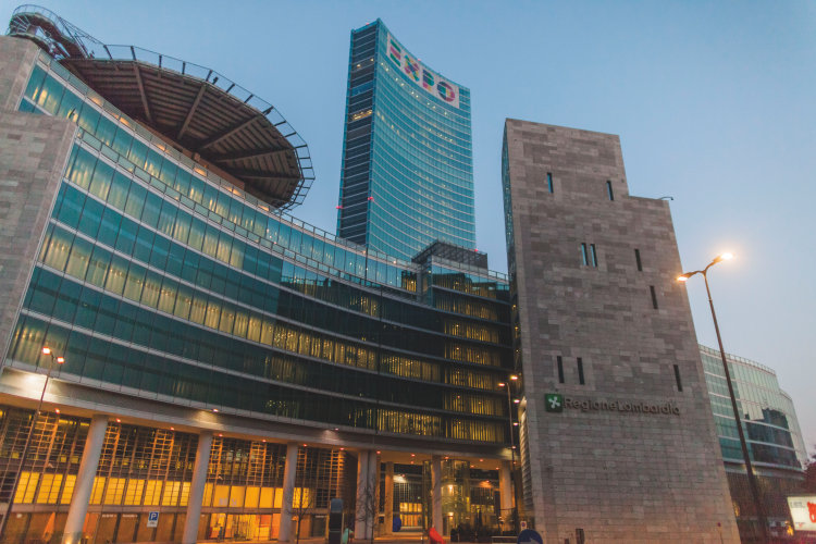 Headquarter of the regional government of the Lombardy, Milano, Italy