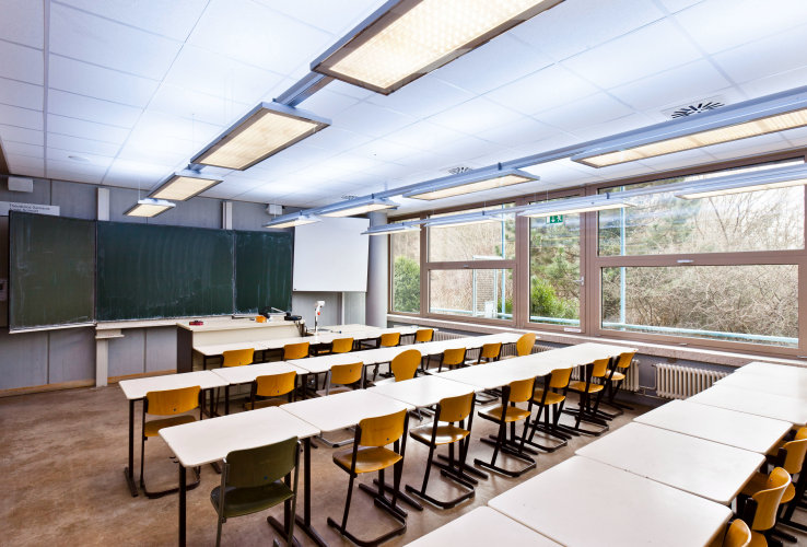 Empty classroom